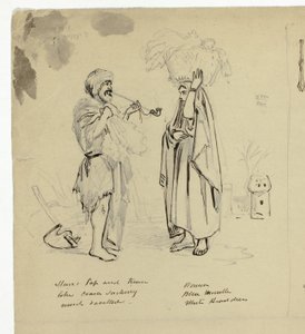 Nő és Koldus alkotó: Unknown artist
