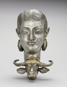 Nő és vízi bivaly Rhyton alkotó: Unknown artist