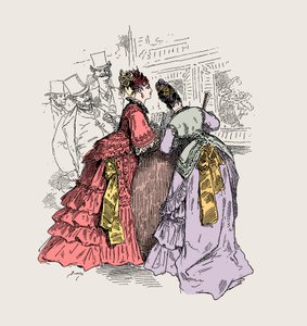 Nő a múzeumban: „Ha azt mondom, hogy ez egy Worth-i ruha, felismerem az érintést”” (Charles Frederick Worth 1825-1895) – Charles Albert d