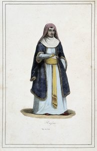 Az orosz nő – Paul Jonhanneaud atya „A föld különböző népei” című művében, Librairie des Bons livres alkotó: Unknown artist