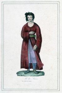 A barátok szigetének nője – az „” Album des voyages”-ben” alkotó: Unknown artist