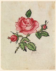 Woodblock próbapróba nyomtatott textíliához alkotó: Unknown artist