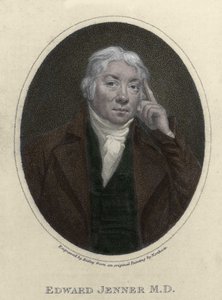 Edward Jenner (1749-1823) angol orvos portréja, a himlő elleni immunitás felfedezője. alkotó: Unknown artist