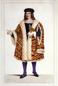 Guillaume de Montmorency (kb. 1453 - 1531) portréja, 1830-as metszet. alkotó: Unknown artist