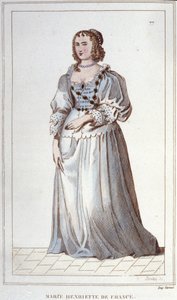 francia Henriette-Marie portréja. Párizs alkotó: Unknown artist