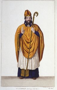 Saint Germain portréja. Párizs Éva 555-ös metszete 1830-ból alkotó: Unknown artist