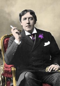 Oscar Wilde író portréja. 19. századi fénykép alkotó: Unknown artist