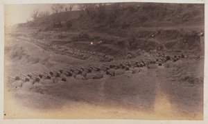 A 4. goorkha-ezred legénységi sáncai alkotó: Unknown photographer
