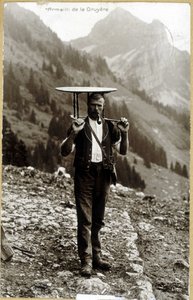 Armailli de la Gruyère - képeslap, 19. század vége alkotó: Unknown photographer