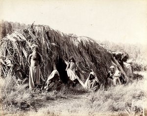 „Brahuis kunyhó”, Ziarat alkotó: Unknown photographer