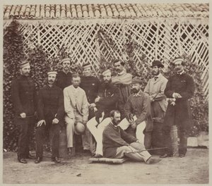 Krikettjátékosok, Karacsi alkotó: Unknown photographer