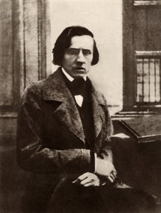 Frederic Chopin (1810-1849) lengyel zeneszerző és zongoraművész (fekete-fehér fotó) alkotó: Unknown photographer
