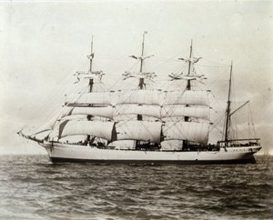 Emile Renouf francia vitorlás Le Havre-nál 1897.02.07. Fotózás alkotó: Unknown photographer