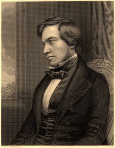 "George Fownes (1815-1849). Brit vegyész, 1860 körül (metszet). alkotó: Unknown photographer