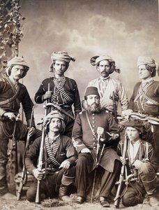 Grúzia Batum (vagy Batumi) város grúz harcosai, Adjaria fővárosa alkotó: Unknown photographer
