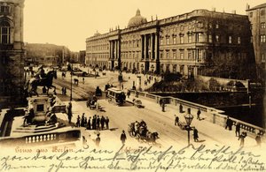 Németország , Berlin , a német császár palotája , képeslap 1904 körül. alkotó: Unknown photographer