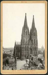 Németország, Észak-Rajna-Vesztfália, Köln, dóm, kiadta Roemmler and Jonas, Drezda alkotó: Unknown photographer