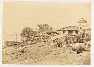 Ghat az allahabadi erődben, India, 1858-61 körül (fotó) alkotó: Unknown photographer