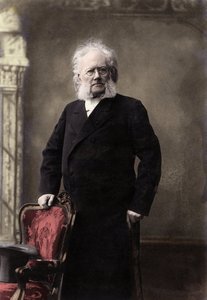 HENRIK IBSEN (1828-1906) norvég költő és drámaíró - Henrik (Henri) Johan Ibsen (1828-1906), norvég drámaíró portréja alkotó: Unknown photographer