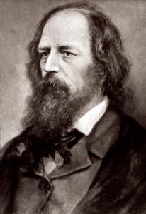 Alfred Tennyson, a híres angol költő félhosszú portréja alkotó: Unknown photographer