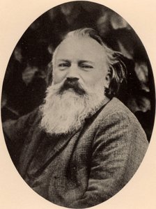 Johannes Brahms (1833-1897) német zeneszerző alkotó: Unknown photographer
