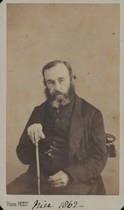 Sir James Outram altábornagy civilben, Nizza, 1862 alkotó: Unknown