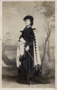 Maria Sophie of Bajor – 1861 – Marie-Sophie (Marie Sophie) Amelie, bajor hercegnő és a két Szicília királynője (1841, 1925) portréja alkotó: Unknown photographer
