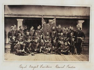 A 101. gyalogezred (Bengáli Királyi Fusiliers) tagjai Rawalpindiben alkotó: Unknown photographer