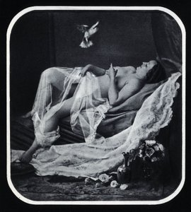A meztelen nő 1850 körül tartott Anonymous fotózás alkotó: Unknown photographer