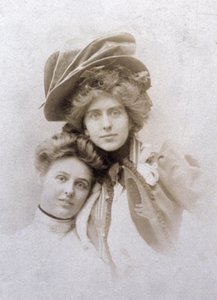 Natalie Clifford Barney és Renee Vivien, Franciaország, 1900 körül (fekete-fehér fotó) alkotó: Unknown photographer