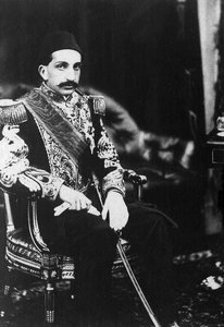 II. Abdulhamid (Abd ul Hamid, Abd-ul-Hamid, Abdulhemit, Abdul Hamid, Abd al-Hamid, Abd al-Hamid, Abd al-Hamid) (1842-1918), az Oszmán Birodalom szultánjának portréja. alkotó: Unknown photographer