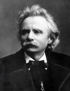 Edvard Grieg (1843-1907) norvég zeneszerző portréja. alkotó: Unknown photographer