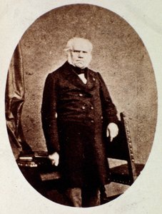Francois Joseph (Francois-Joseph) Fetis (1794-1871) portréja belga zenetudós, zeneszerző, kritikus és tanár Fénykép. 19. század. Bologna, civico museo musico alkotó: Unknown photographer