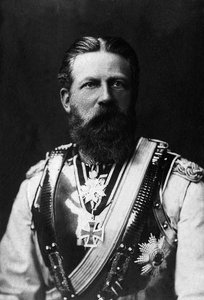 III. Frigyes (1831-1888), porosz király és német császár 1888-ban 99 napon át tartó portréja. alkotó: Unknown photographer