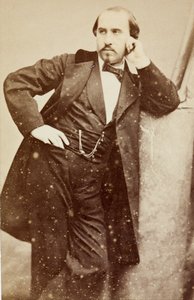 Gabriel Fauré portréja, 1860 körül (f/w fotó) alkotó: Unknown photographer