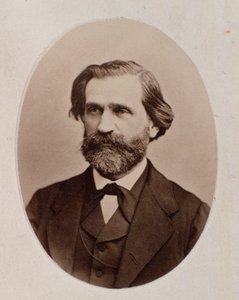 Giuseppe Verdi portréja (f/w fotó) alkotó: Unknown photographer