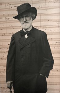 Giuseppe Verdi portréja (fotó) alkotó: Unknown photographer