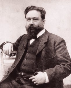 Isaac Albeniz (1860-1909) spanyol zongoraművész és zeneszerző portréja. Fényképészet, 1886. Albeniz Alapítvány, Madrid. alkotó: Unknown photographer