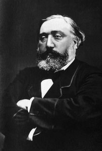 Leon Gambetta (1838-1882) francia jogász és politikus portréja. alkotó: Unknown photographer