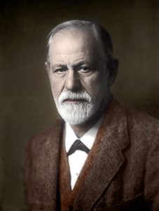Sigmund Freud (1856-1939) osztrák pszichiáter portréja. alkotó: Unknown photographer