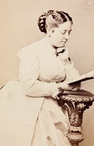 Therese Tietjens portréja, 1860 körül (f/w fotó) alkotó: Unknown photographer