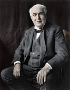Thomas Edison (1847-1931) amerikai fizikus portréja. alkotó: Unknown photographer