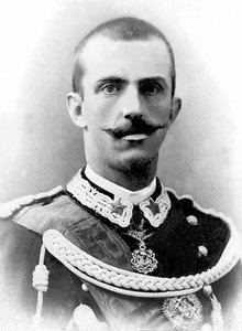 III. Victor Emmanuel olasz (Victor-Emmanuel) (Vittorio Emanuele) (1869-1947) portréja, Olaszország királya 1900-tól trónról való lemondásáig, 1946-ig. alkotó: Unknown photographer
