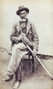 Jean-Antoine Carrel olasz hegymászó portréja (Valtournenche alkotó: Unknown photographer
