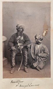 Rissaldar a 11. Bengal Lancersből alkotó: Unknown photographer