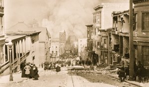 San Francisco földrengés és tűzvész alkotó: Unknown photographer