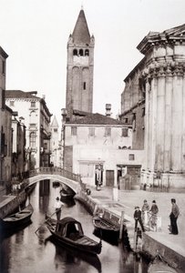 San Giovanni e Paolo kerület Velencében - fotózás, 19. század vége alkotó: Unknown photographer