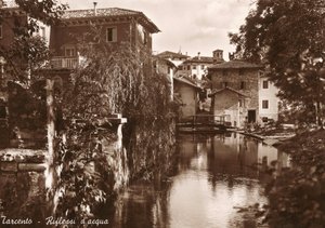 Tarcento, elmélkedések a vízről, képeslap alkotó: Unknown photographer