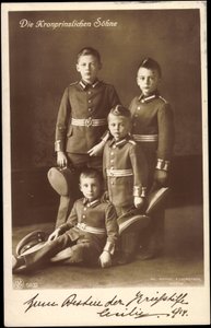A koronahercegnő fiai, Poroszország, NPG 5032 alkotó: Unknown photographer