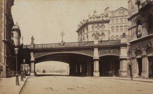 A Holborn viadukt, London alkotó: Unknown photographer